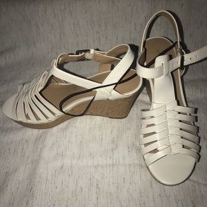 Brand new - White wedge sandal